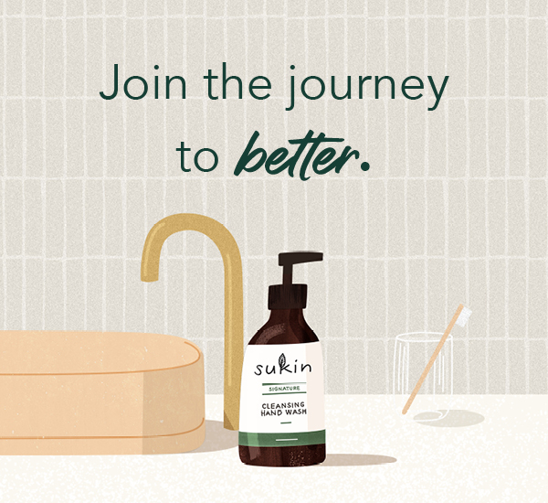 Join the journey to better with Sukin